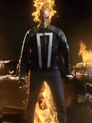 Agents of Shield Robbie Reyes Style Leather Jacket