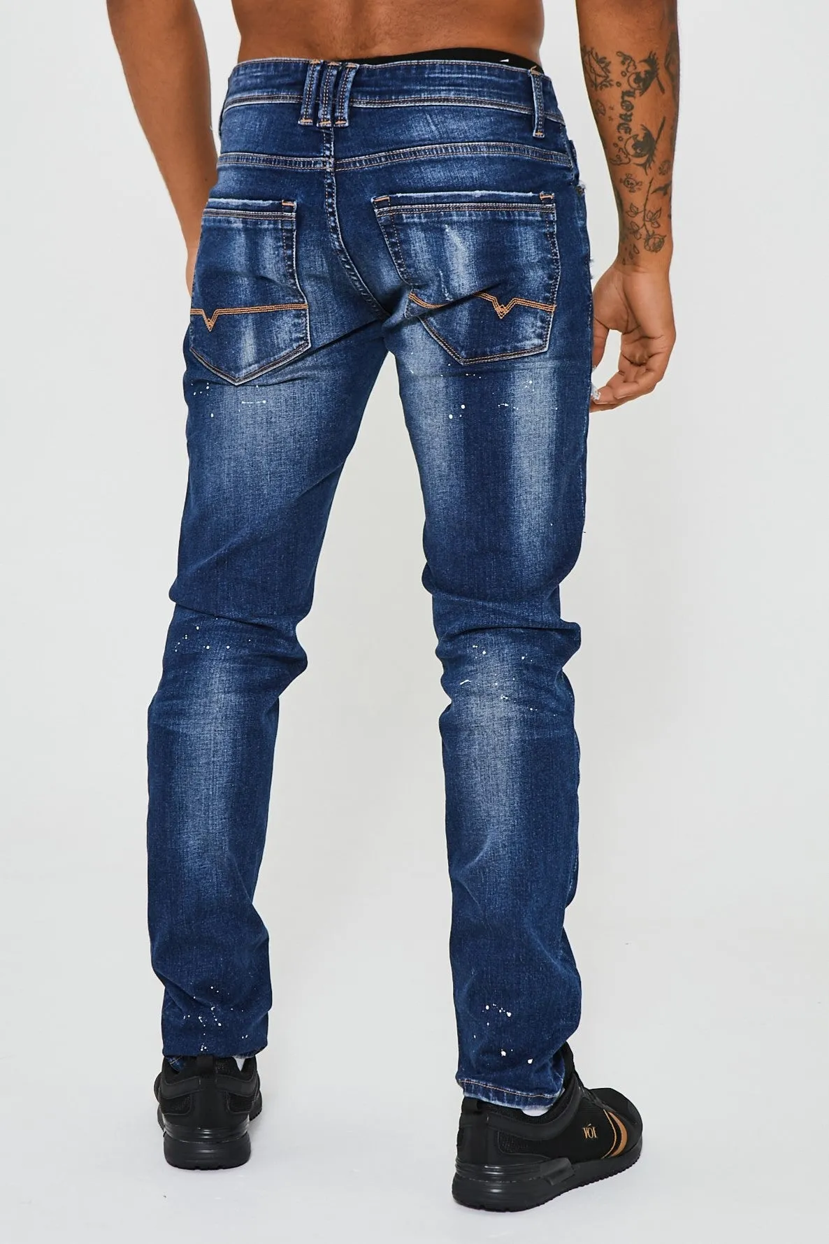 Bardsley Tapered Jean - Mid Blue