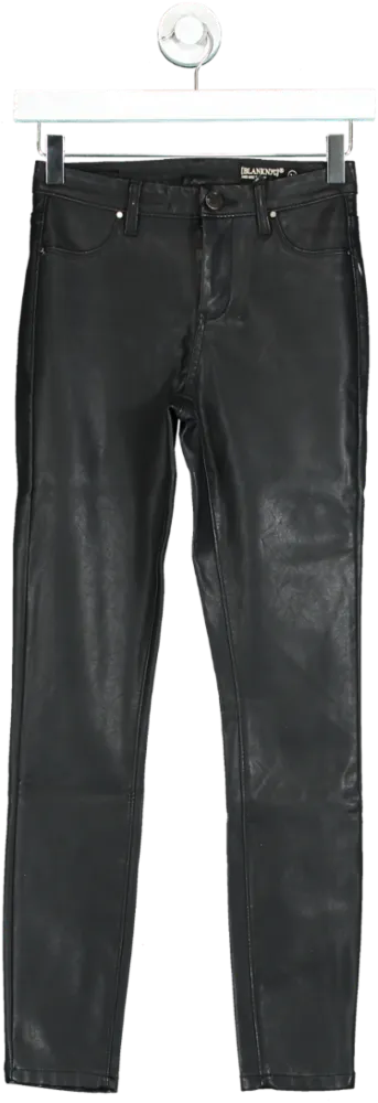 BLANKNYC Black Mid-Rise Skinny Jeans W24