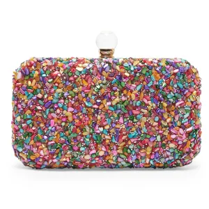 Bliss Handbag in Multi Crystal