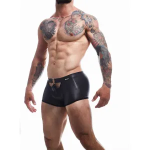 C4M BL4CK Peekaboo Mini Pants - Leatherette