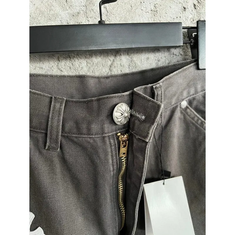 CHROME HEARTS JEANS BROWN