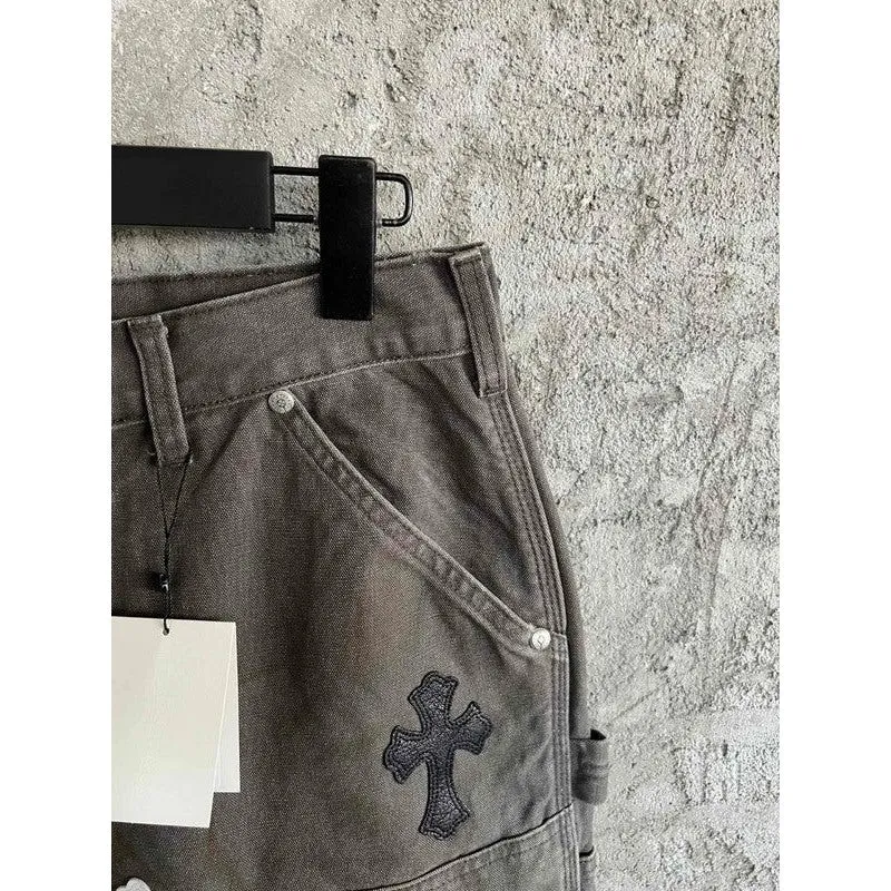 CHROME HEARTS JEANS BROWN