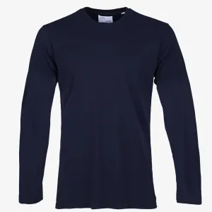 Colorful Standard Classic Organic Long Sleeve Tee - Navy