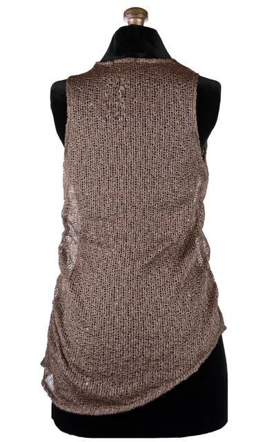 Cowl Top - Glitzy Glam (Coffee & Toffee Only - Limited Availability)