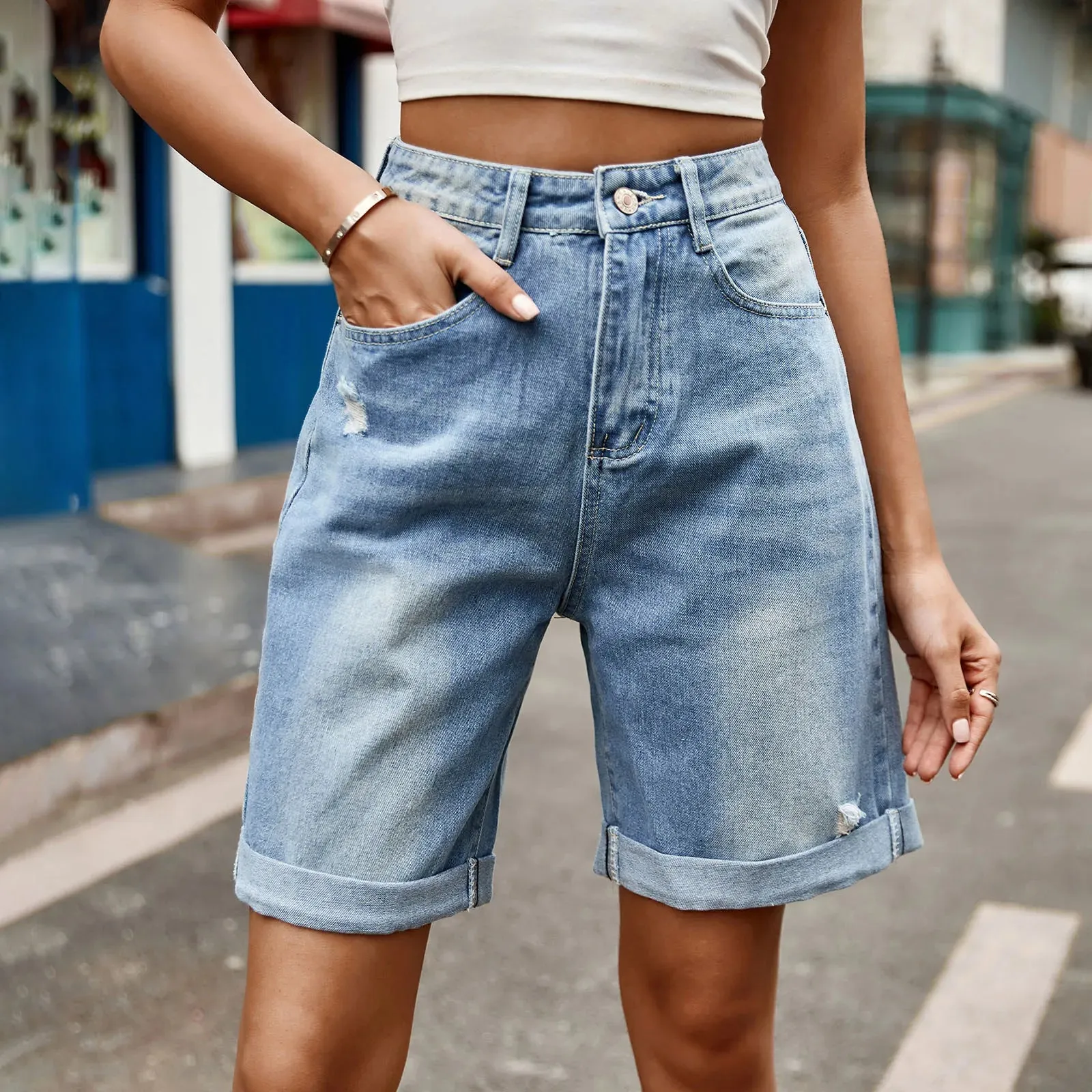 Ellie Denim Shorts