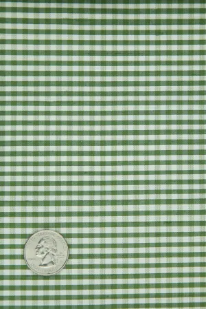 Green Eyes Gingham Shantung 625 Fabric