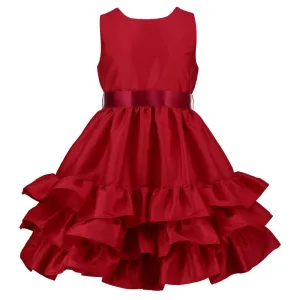 Holly Hastie Arabella Red Taffeta Girls Party Dress