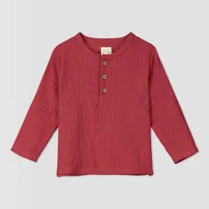 Jenken top in burgundy