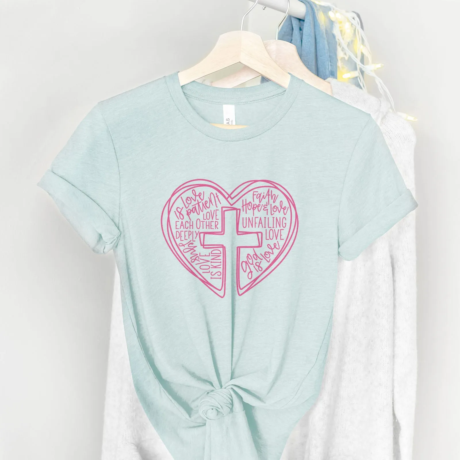 Jesus is Love - Heart Tee