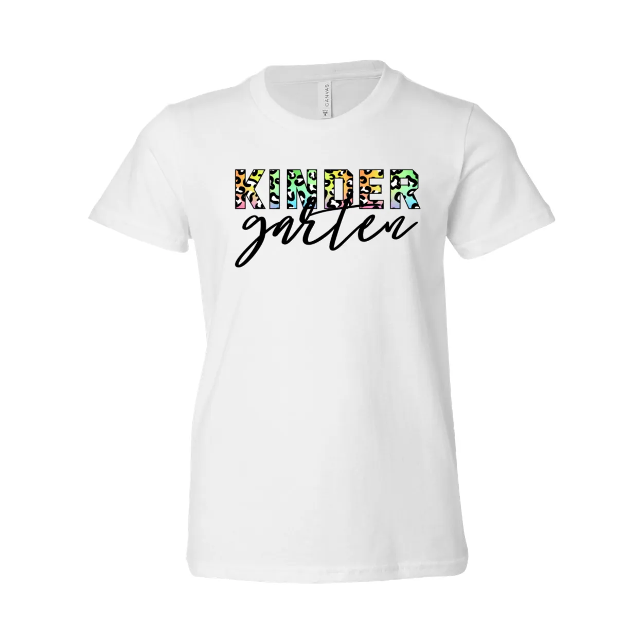 Kindergarten YOUTH Animal Print Soft Tee