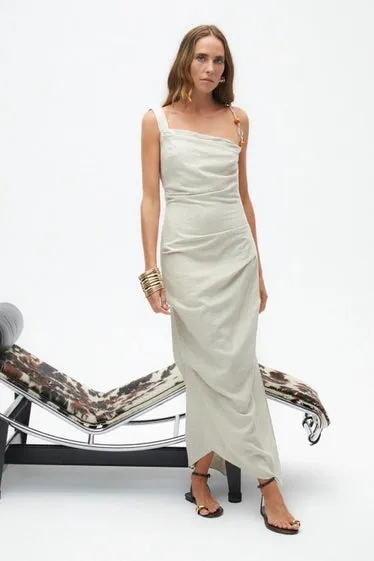 Long Dress with Accessory Strap