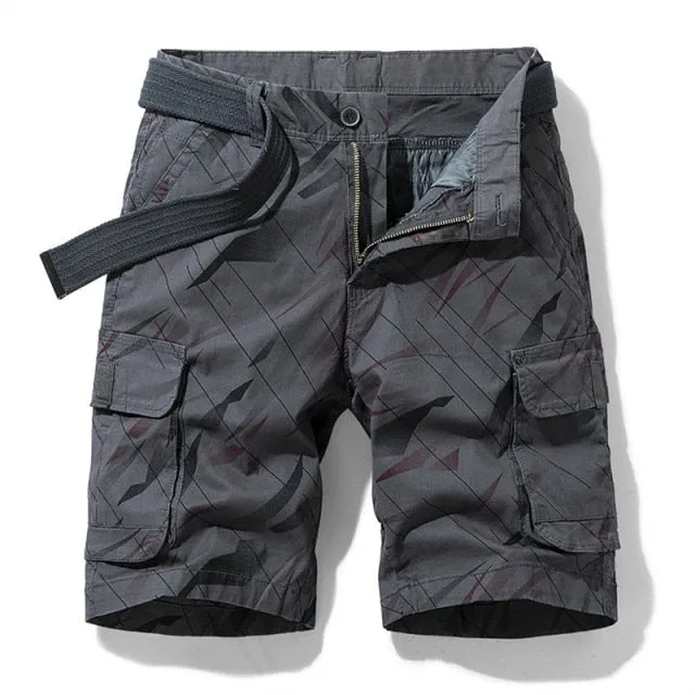 Men's Cargo Shorts, Camouflage Cotton, Comfortable