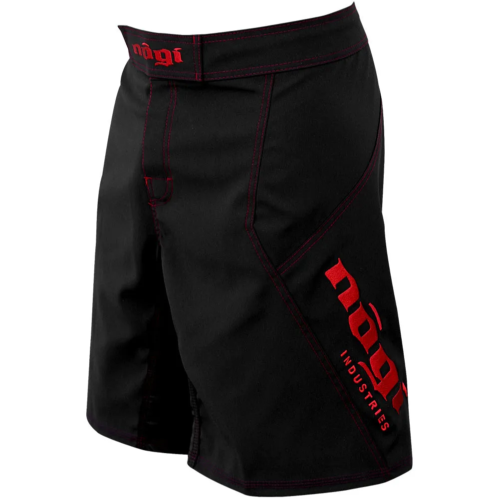 Phantom 3.0 Fight Shorts - Black and Crimson - MADE IN USA - Limited Edition