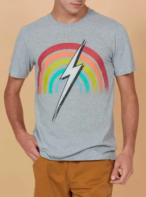 REGULAR RAINBOW RECYCLED COTTON T-SHIRT