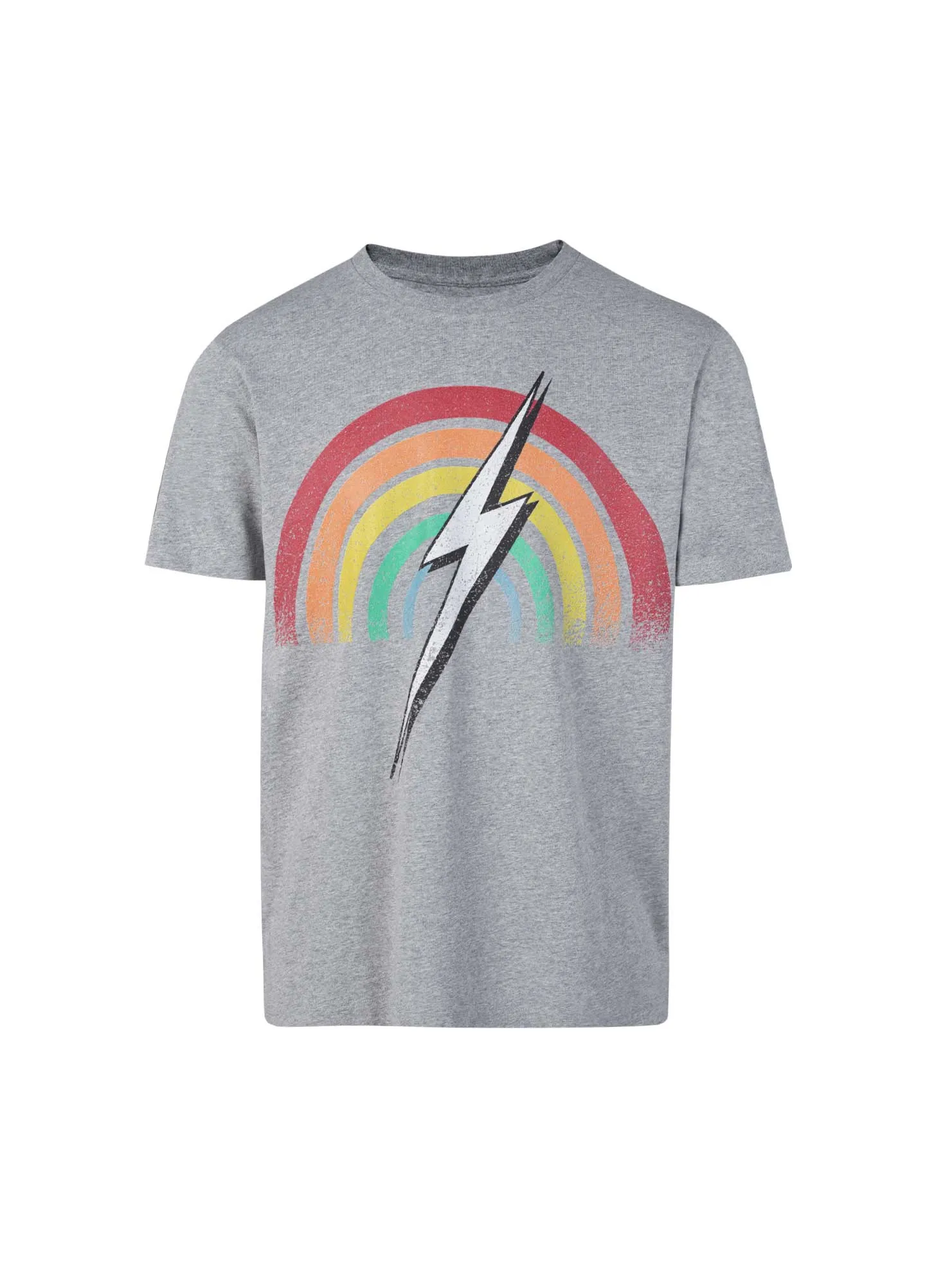 REGULAR RAINBOW RECYCLED COTTON T-SHIRT