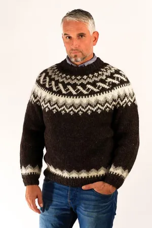 Traditional Wool Pullover Black