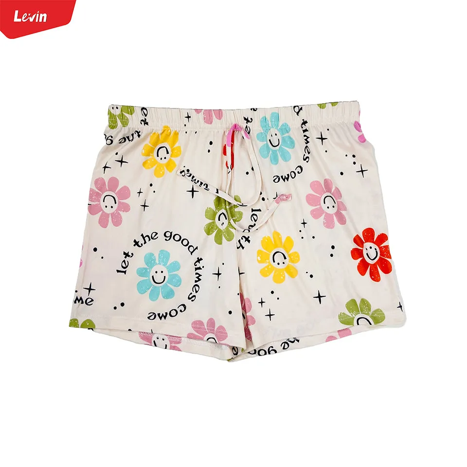 Womens Summer Comfortable Casual Printed Shorts