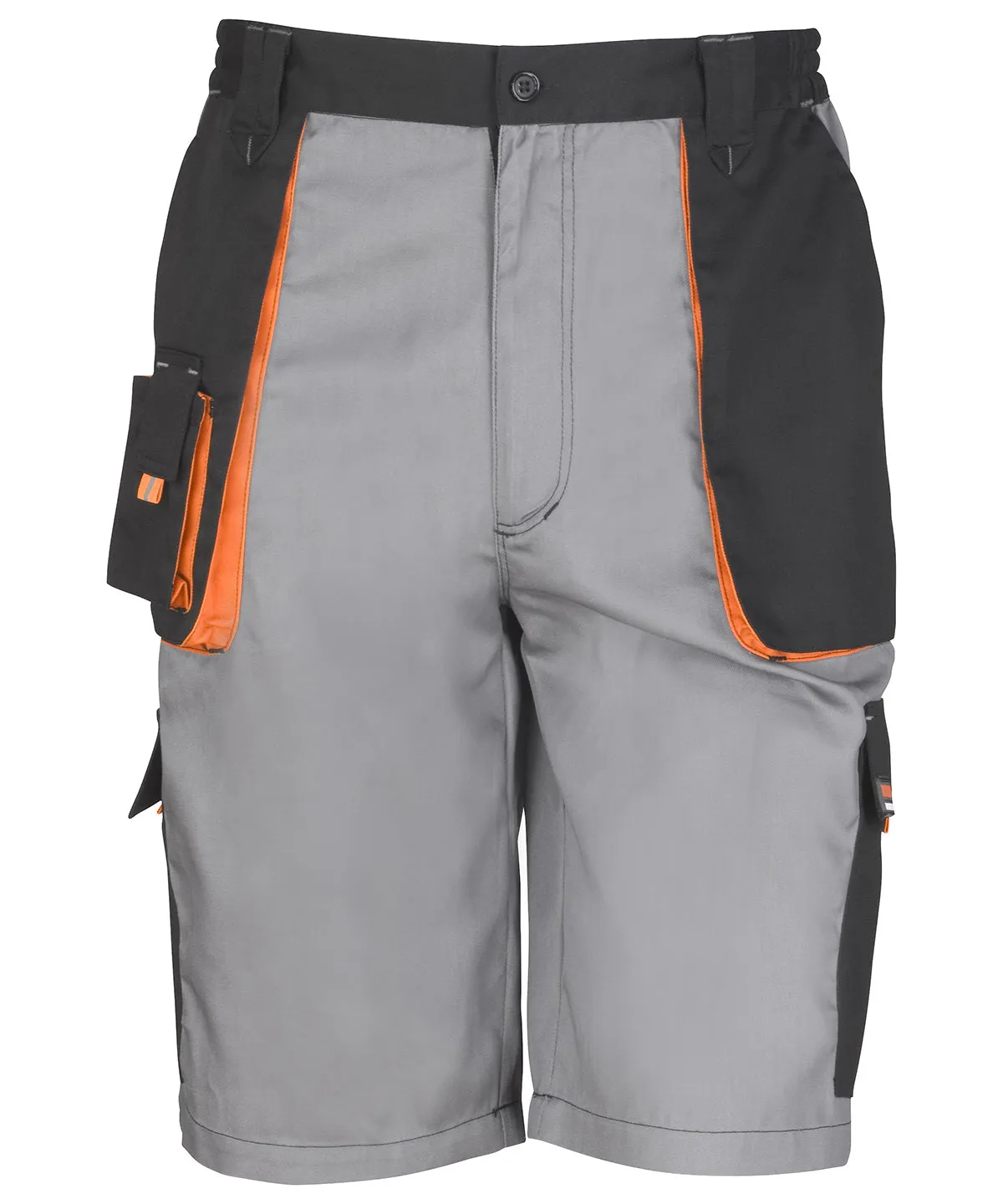 Work-Guard lite shorts | Grey/Black/Orange