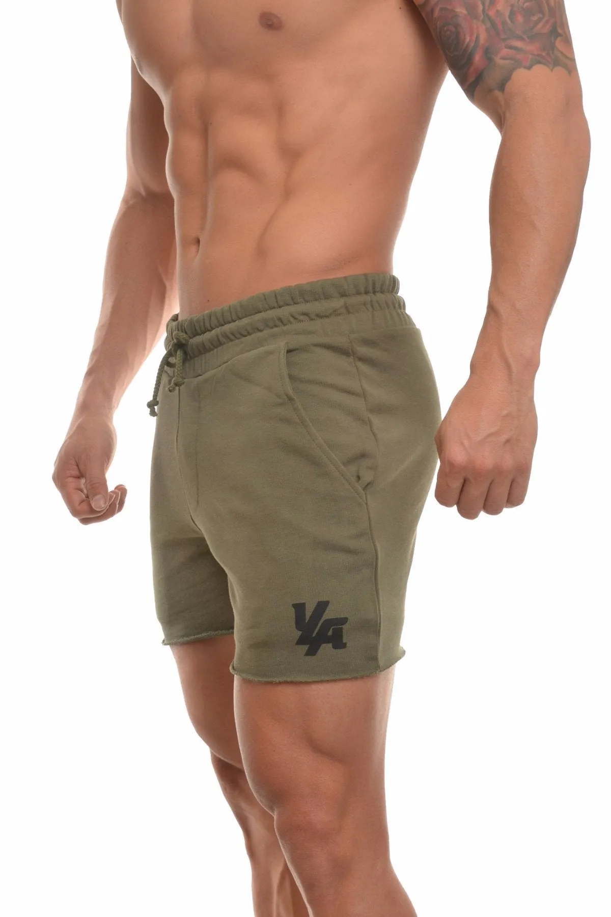 YoungLA Bodybuilding French Terry Shorts Solid Colors 102